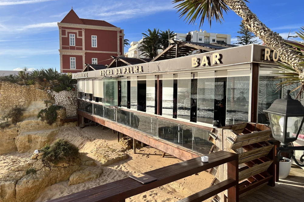 Rocha da Palha bar and restaurant on the beach in Armação de Pêra, Algarve