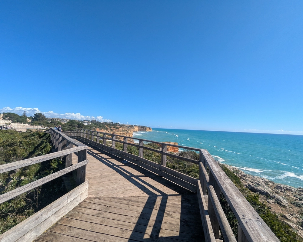 Boardwalk along the coast in Carvoeiro