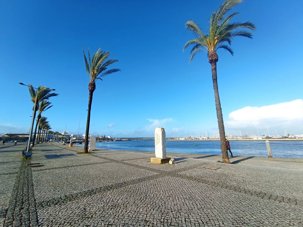 Riverside Promenade Walkway in Portimao, Portugal