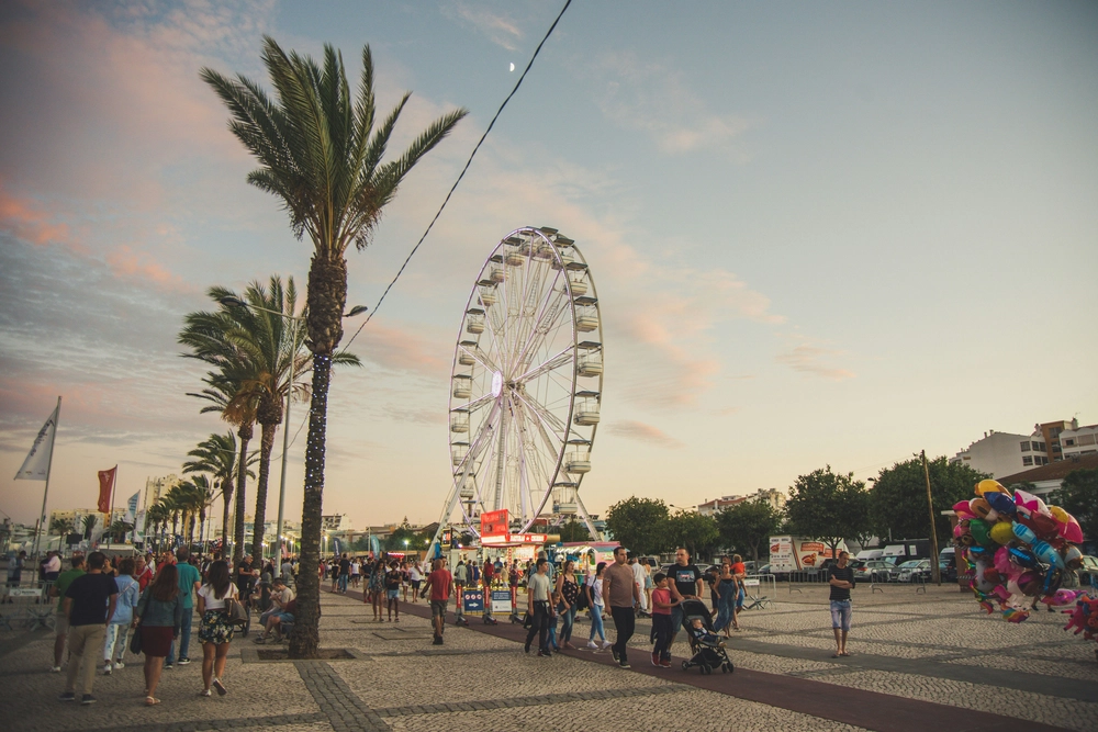 Portimão riverside festival near Praia Da Rocha